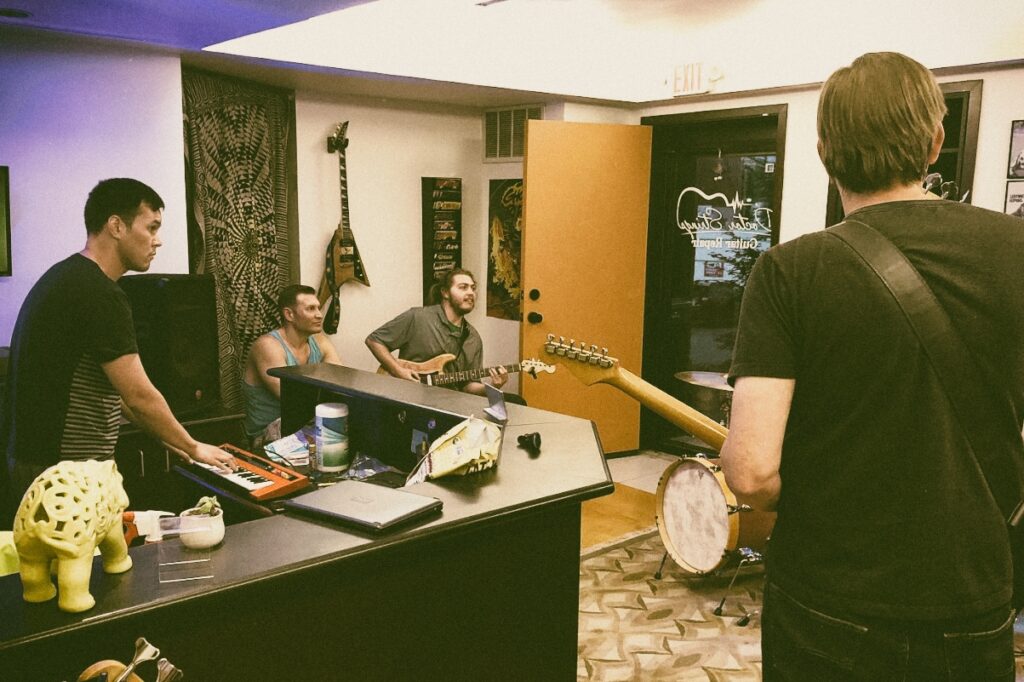 Jam Session at the Doctor Strings Shop